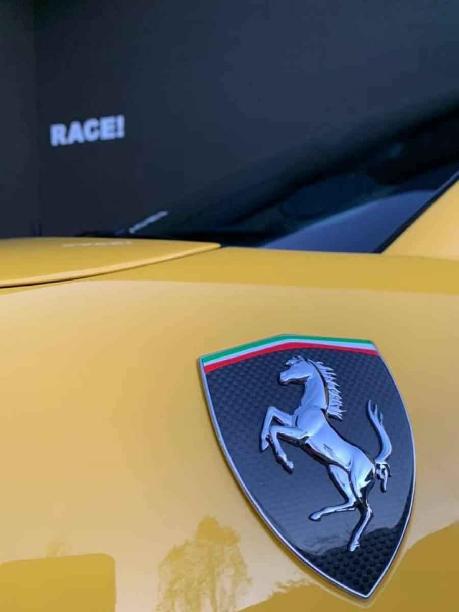 Моторный отсек Ferrari F12berlinetta by Novitec Rosso & RACE! 2020 года  (фото 11 из 15)
